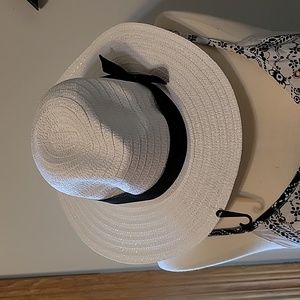 Beach Sun Hat White